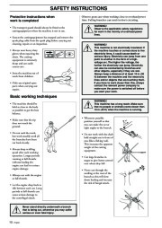 Husqvarna S 36 Oregon 90 91 VG SG Saw Attachment Chainsaw Owners Manual EN FR ES, 2002,2003 page 10