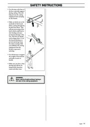 Husqvarna S 36 Oregon 90 91 VG SG Saw Attachment Chainsaw Owners Manual EN FR ES, 2002,2003 page 11