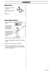 Husqvarna S 36 Oregon 90 91 VG SG Saw Attachment Chainsaw Owners Manual EN FR ES, 2002,2003 page 15