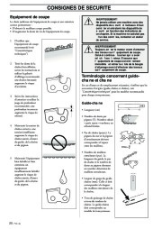 Husqvarna S 36 Oregon 90 91 VG SG Saw Attachment Chainsaw Owners Manual EN FR ES, 2002,2003 page 20