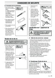 Husqvarna S 36 Oregon 90 91 VG SG Saw Attachment Chainsaw Owners Manual EN FR ES, 2002,2003 page 23