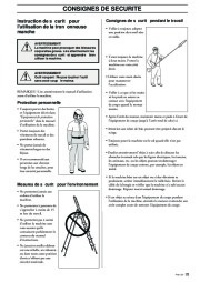 Husqvarna S 36 Oregon 90 91 VG SG Saw Attachment Chainsaw Owners Manual EN FR ES, 2002,2003 page 25