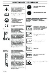 Husqvarna S 36 Oregon 90 91 VG SG Saw Attachment Chainsaw Owners Manual EN FR ES, 2002,2003 page 34