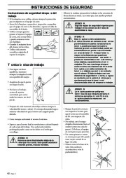 Husqvarna S 36 Oregon 90 91 VG SG Saw Attachment Chainsaw Owners Manual EN FR ES, 2002,2003 page 42