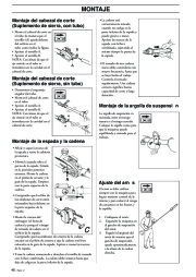 Husqvarna S 36 Oregon 90 91 VG SG Saw Attachment Chainsaw Owners Manual EN FR ES, 2002,2003 page 46