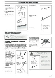 Husqvarna S 36 Oregon 90 91 VG SG Saw Attachment Chainsaw Owners Manual EN FR ES, 2002,2003 page 5