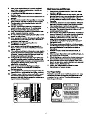 MTD Cub Cadet 724 STE 926 STE Snow Blower Owners Manual page 4