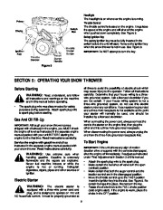 MTD Cub Cadet 724 STE 926 STE Snow Blower Owners Manual page 9