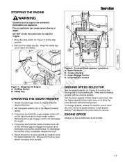 Simplicity Snapper 1695302 1695311 1695410 1695313 1695314 1695411 Intermediate Frame Snow Blower Owners Manual page 17