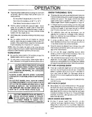 Craftsman 536.884351 Craftsman 20-Inch Snow Thrower Owners Manual page 12