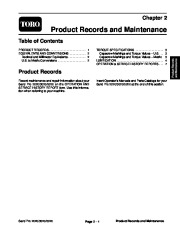 Toro 98957SL Rev B Service Manual Sand Pro 2020 3020 5020 Preface Publication page 11