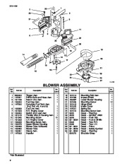 Toro 62901 Gas Blower Vacuum Parts Catalog, 1996, 1997, 1998 page 2