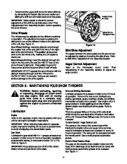 MTD Cub Cadet 850 SWE 1130 SWE Snow Blower Owners Manual page 11