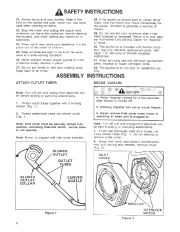 Toro 51575 850 Super Blower Owners Manual, 1992 page 2