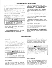 Toro 51575 850 Super Blower Owners Manual, 1992 page 5