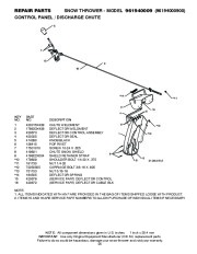 Poulan Pro Owners Manual, 2009 page 25