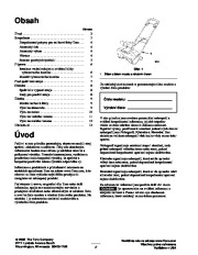 Toro 38026 1800 Power Curve Snowthrower Instrukcja Obsługi, 2004, 2005 page 2