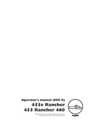 Husqvarna 455e 455 Rancher 460 Chainsaw Owners Manual page 1