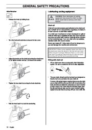 Husqvarna 455e 455 Rancher 460 Chainsaw Owners Manual, 2006,2007,2008 page 14
