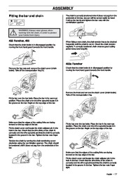 Husqvarna 455e 455 Rancher 460 Chainsaw Owners Manual, 2006,2007,2008 page 17