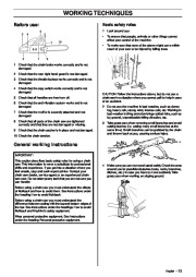Husqvarna 455e 455 Rancher 460 Chainsaw Owners Manual, 2006,2007,2008 page 23