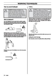 Husqvarna 455e 455 Rancher 460 Chainsaw Owners Manual, 2006,2007,2008 page 30