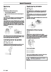 Husqvarna 455e 455 Rancher 460 Chainsaw Owners Manual, 2006,2007,2008 page 36