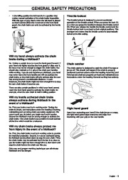 Husqvarna 455e 455 Rancher 460 Chainsaw Owners Manual, 2006,2007,2008 page 9