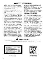 Toro 38025 1800 Power Curve Snowthrower Owners Manual, 1991 page 2
