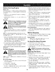 Craftsman 247.88455 Craftsman 5.5 Horse Power 24-inch 4-cycle 3-speed Snow Thrower Owners Manual page 10