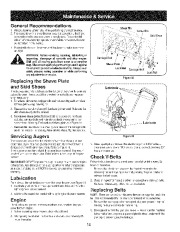 Craftsman 247.88455 Craftsman 5.5 Horse Power 24-inch 4-cycle 3-speed Snow Thrower Owners Manual page 12