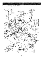 Craftsman 247.88455 Craftsman 5.5 Horse Power 24-inch 4-cycle 3-speed Snow Thrower Owners Manual page 22