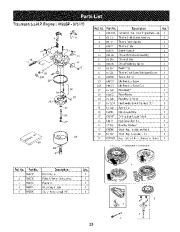 Craftsman 247.88455 Craftsman 5.5 Horse Power 24-inch 4-cycle 3-speed Snow Thrower Owners Manual page 25