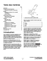 Toro 38025 1800 Power Curve Snowthrower Instructions de Préparation, 2003, 2004, 2005, 2006, 2007, 2008, 2009 page 2