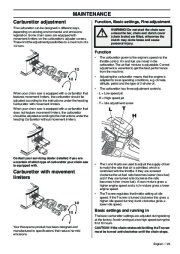 Husqvarna 395XP 395XPG Chainsaw Owners Manual, 2001,2002,2003,2004,2005,2006,2007,2008,2009,2010 page 29