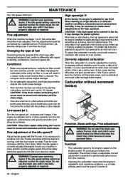 Husqvarna 395XP 395XPG Chainsaw Owners Manual, 2001,2002,2003,2004,2005,2006,2007,2008,2009,2010 page 30