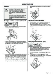 Husqvarna 395XP 395XPG Chainsaw Owners Manual, 2001,2002,2003,2004,2005,2006,2007,2008,2009,2010 page 35