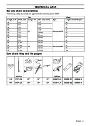 Husqvarna 395XP 395XPG Chainsaw Owners Manual, 2001,2002,2003,2004,2005,2006,2007,2008,2009,2010 page 41