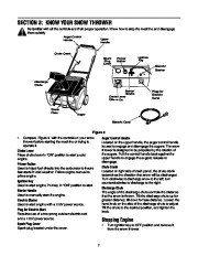 MTD Cub Cadet 521E Snow Blower Owners Manual page 7