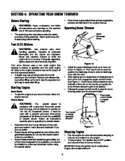 MTD Cub Cadet 521E Snow Blower Owners Manual page 8