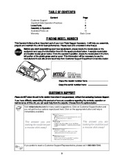MTD Troy-Bilt 190 190 100 190 192 190 Triple Bagger Kit Lawn Mower Owners Manual page 2