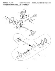 Craftsman 917.881064 Craftsman 1450 Series 30-Inch Power-Propelled Snow Thrower Owners Manual page 40