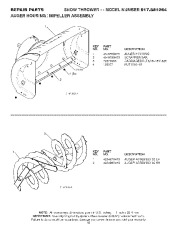 Craftsman 917.881064 Craftsman 1450 Series 30-Inch Power-Propelled Snow Thrower Owners Manual page 42