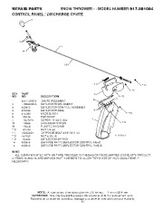 Craftsman 917.881064 Craftsman 1450 Series 30-Inch Power-Propelled Snow Thrower Owners Manual page 45