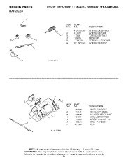 Craftsman 917.881064 Craftsman 1450 Series 30-Inch Power-Propelled Snow Thrower Owners Manual page 49