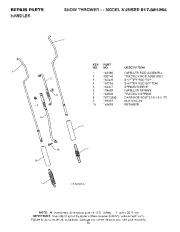 Craftsman 917.881064 Craftsman 1450 Series 30-Inch Power-Propelled Snow Thrower Owners Manual page 50