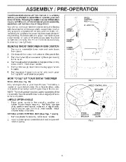 Craftsman 917.881064 Craftsman 1450 Series 30-Inch Power-Propelled Snow Thrower Owners Manual page 6