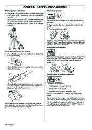 2009-2011 Husqvarna CS2172WH CS2166 Chainsaw Owners Manual, 2009,2010,2011 page 14