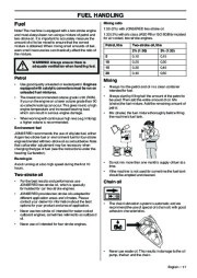 2009-2011 Husqvarna CS2172WH CS2166 Chainsaw Owners Manual, 2009,2010,2011 page 17