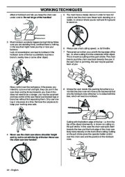 2009-2011 Husqvarna CS2172WH CS2166 Chainsaw Owners Manual, 2009,2010,2011 page 22